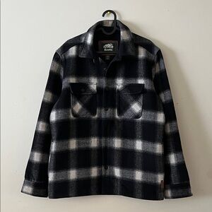Roots Vintage  Black and White Checkered Jacket